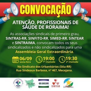 Leia mais sobre o artigo EDITAL DE CONVOCAÇÃO – ASSEMBLEIA EXTRAODINÁRIA