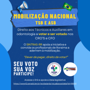 Leia mais sobre o artigo Sintras-RR apoia Mobilização Nacional pelos Direitos dos TSBs e ASBs